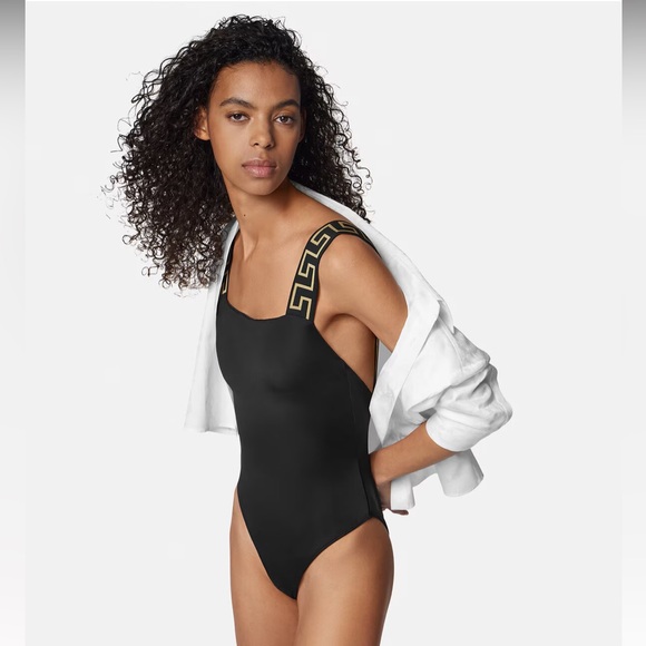 Versace GRECA BORDER ONE-PIECE SWIMSUIT - Picture 2 of 10